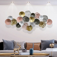 Peintures et décorations murales, Art mural en métal, Style classique européen, Sculpture 3D sur toile, Alliage d'aluminium, Décoration murale pour salon, Taille