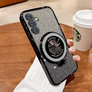 Samsung S24FE étui de luxe avec support étui à paillettes pour Samsung Galaxy Note 20 Ultra 10 S24 S23 S22 S21 S10 <span class=keywords><strong>S9</strong></span> Plus étui de support - Product Image 4