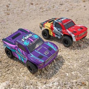 รถบรรทุก FMS FSC24 Chaser ขนาด 1/24 ขับเคลื่อน 4 ล้อ แบบ Short Course Truck พร้อมใช้งาน (RTR) เกียร์ 2 สปีด มอเตอร์ 370 เซอร์โวโลหะคู่ รถบังคับวิทยุสำหรับวิ่งในพื้นที่ทะเลทราย - Product Image 5