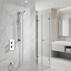 Nuovo Design in ottone Doal maniglie piatto Ovale Incasso doccia con deviatore - Product Image 4