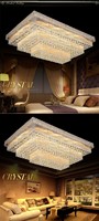 Lustre d'hôtel de luxe suspendu pour salon Lustre fantaisie en cristal Luminaire moderne à led pour panneau de plafond Luminaire suspendu pour hôtel