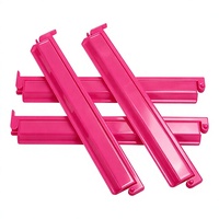 Ensemble de 4 repose-pions de mahjong en acrylique de 18,5 pouces avec bords lisses, supports pour tuiles et jetons, et sac de rangement à cordon de serrage, couleur unie