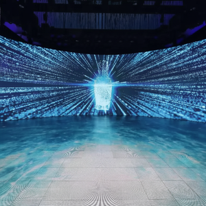 Carreaux de piste de danse à LED Panneaux LED RVB interactifs et étanches avec garantie de 2 ans Contrôle App/WiFi pour centre commercial et scène - Product Image 1