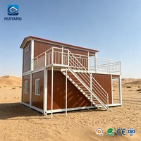 Maison conteneur modulaire préfabriquée de luxe résidentielle portable et détachable du fabricant