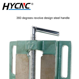 Hongyang Độ chính xác cao 100mm mini Hướng dẫn sử dụng băng ghế dự bị Chuck khoan cố định gang Vise Kìm phẳng đa công cụ chế biến gỗ máy móc - Product Image 3