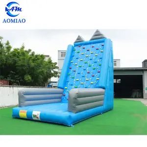 inflatable jumping and climbing game inflatable rock climbing wall for kids and adult