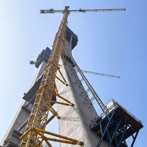 Grúa Torre de Construcción Pesada DAHAN QTZ500-8530 de 25 Toneladas con Motor, Alcance de 85 m, Altura Máxima de 350 m, Momento de Elevación de 500 t.m, Nueva a la Venta - Product Image 2