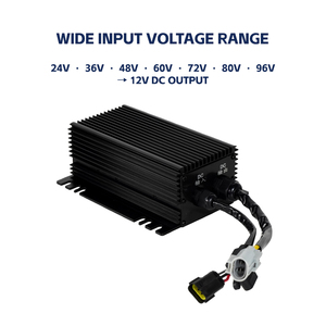 Convertidor CC-CC de Alta Potencia para Vehículos Industriales, Módulo de Potencia de Salida de 12V, 300W, 600W, 1000W, para Manejo de Materiales de Carga Pesada, con Fusibles - Product Image 1