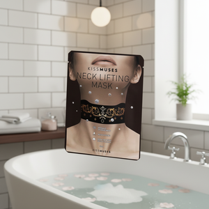 KISSMUSES Masque facial en coton de haute qualité pour femmes Taille de voyage Hydratant anti-rides Forme de feuille - Product Image 3