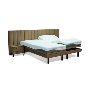 Todly Factory direct loading with memory foam mattress us style as split king size electric smart adjustable massage bed
