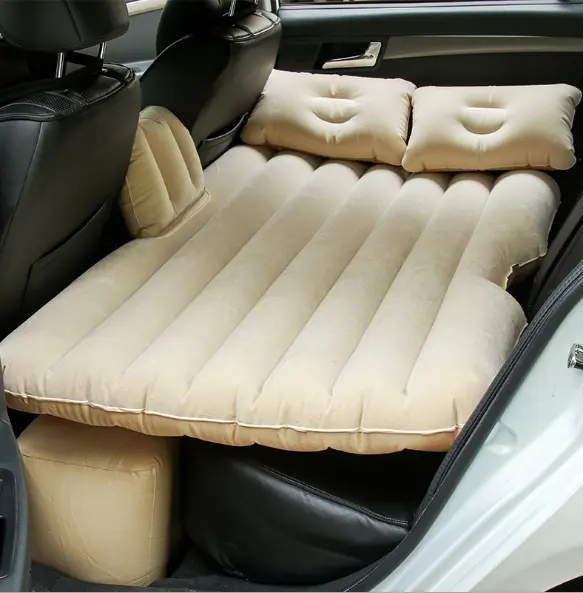 Asiento de SUV inflable para coche, colchón de aire inflable para dormir, venta directa de fábrica