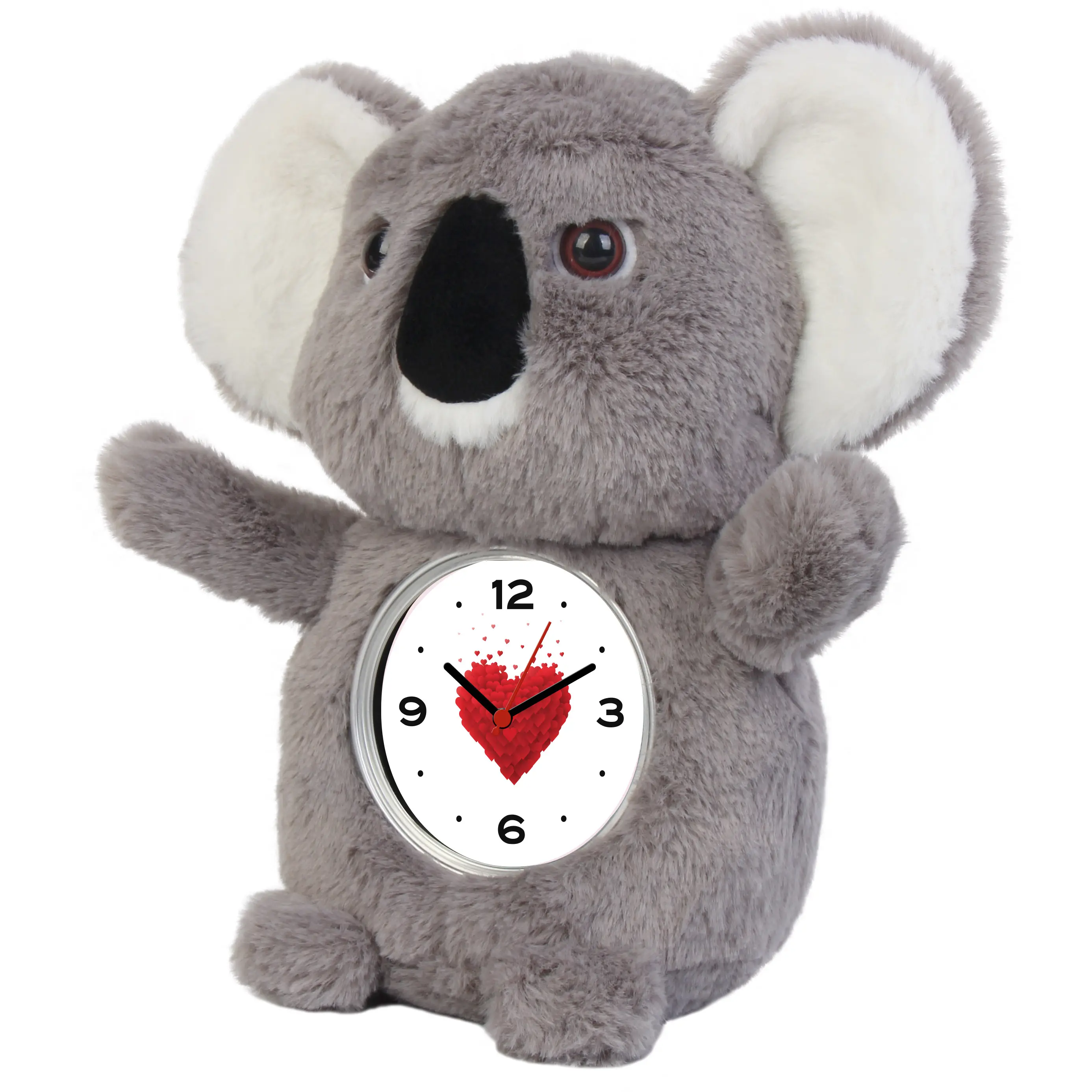Custom Stuffed Animal Plush Toy The Best Birthday Gift Set Wedding Love with Clock Photo Fram