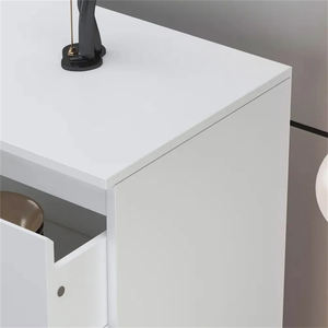 Meuble de salon moderne multifonctionnel, armoire de rangement à 6 tiroirs, table de chevet pour chambre à coucher, <span class=keywords><strong>commode</strong></span> en <span class=keywords><strong>bois</strong></span> <span class=keywords><strong>blanc</strong></span> - Product Image 6