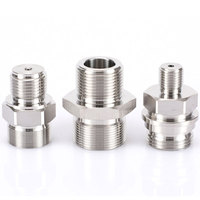 Componentes de torno de acero inoxidable hexagonal roscado, mecanizados por CNC OEM personalizados, para la construcción de cuerpos de válvulas industriales