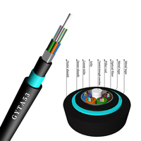 Câble à fibre optique souterrain directement enterré OUFU GYTA53 GYTA GYTA33 double blindage extérieur 24 48 96 fibres monomodes
