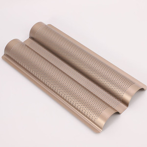 Baking Mold Rectangular Bread Rack 32x16x2.5 Carbon Steel Oven Safe Dishwasher Safe Light Gold Silver Black - Product Image 3