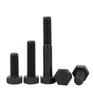 Pernos Bolts Nuts Washers All Size Grade 8.8 High Tensile Black Copper Hex Bolts And Nuts Set