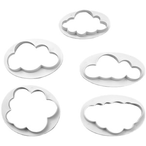 Cloud Shaped Plastic <b>Cutting</b> Mold Fondant <b>Cookie</b> Chocolate Pressing Mold Cake Decoration Cartoon Shape Irregular Form - Product Image 2