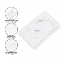 Étui professionnel pour masque oculaire en PET, boîte transparente en blister, rangement médical et esthétique, anti-poussière, protection, étui pour outils cosmétiques et esthétiques