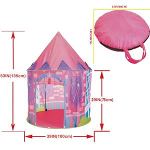 <span class=keywords><strong>Castillo</strong></span> Plegable Colorido y Portátil para Niñas, Casa de Juegos Infantil, Carpa de Juegos Pop-Up para Bebés y Niñas - Product Image 5