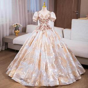 Evening Gown Female Student Art Exam Performance Tutu High End Elegant Princess Dress Coming Of Age Ceremony Annual Meeting Host - Product Image 1