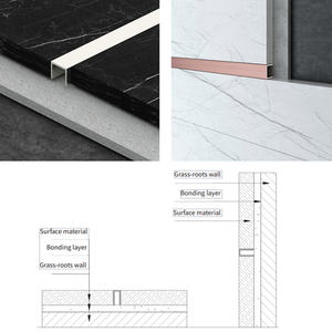 Profilo a <span class=keywords><strong>U</strong></span> in Alluminio Anodizzato ZHL, Anticorrosione, per Protezione di Bordi di Pareti e Pavimenti - Product Image 5
