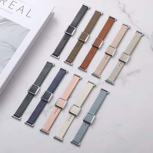 Ivanaze-Correa de cuero delgado de estilo moderno para reloj Samsung Galaxy Watch 4, banda activa de 40/44mm, para Huami <span class=keywords><strong>Amazfit</strong></span> <span class=keywords><strong>GTR</strong></span>, 22 y 20mm, 42/46 - Product Image 4