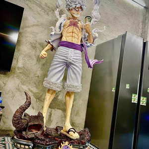 <span class=keywords><strong>In</strong></span> magazzino a grandezza naturale un pezzo Wano Country Luffy Figure ingranaggio 5 pezzi Anime statua luminosa modello di statua per la decorazione della casa - Product Image 4