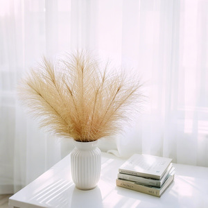 G213 Herbe de la <span class=keywords><strong>Pampa</strong></span> Artificielle Légère et Moelleuse Effet Roseau 43cm pour Remplissage de <span class=keywords><strong>Vase</strong></span>, Décoration Bohème pour la Maison, Composition Florale - Product Image 2