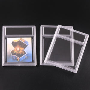 SUNSHING Simple GPPS Postage Stamp <b>Display</b> <b>Case</b> Holder for Graded Slab Banknote Currency for Clear Transparent - Product Image 3