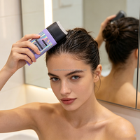 Sérum capillaire végétalien pour femmes, soin du cuir chevelu, marque privée, 100 ml, ampoule volumisante aux peptides, avec applicateur brosse