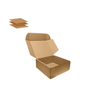 Caja de Cartón Biodegradable y Ecológica - Serie T, Cajas Ranuradas |   Caja de Pizza de Cartón Corrugado Estilo Pizza - Product Image 1
