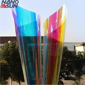 <span class=keywords><strong>Film</strong></span> dichroïque en chrome arc-en-ciel pour la décoration de la fenêtre, matière brillante, auto-adhésif - Product Image 5