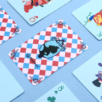 Cartes à Jouer Classiques Personnalisées en Papier Écologique Verni Brillant de Haute Qualité Style Anime, Design Kawaii Amusant pour la Famille
