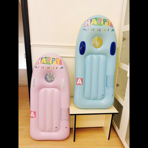 Divertida Tabla de Surf Inflable para Niños, Flotador Rosa y Azul, Ayuda para Nadar en Piscina y Playa - Product Image 1