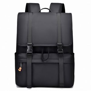 Mochila masculina para laptop de 15.6 pulgadas, alta capacidad, impermeable, estilo vintage, ideal para viajes y escuela. - Product Image 6