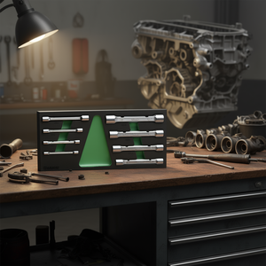 Juego de llaves hexagonales dobles Fasano, 8 piezas, métricas de 3 a 22 mm, para herramientas de reparación automotriz - Product Image 3