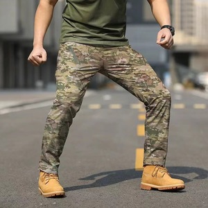 Pantalones Cargo Tácticos para Hombre, Impermeables, Resistentes al Viento, Elásticos, para Senderismo, Caza, <span class=keywords><strong>Trabajo</strong></span>, Casuales, con Múltiples Bolsillos y Cierre de Cremallera - Product Image 6