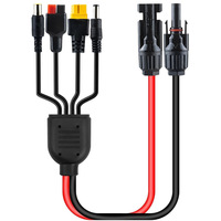 Connecteur photovoltaïque vers prise DC5521 DC7909 TX60 - Câble d'extension 18AWG-12AWG pour la charge de la batterie du véhicule