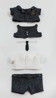 Nouveauté : Ensemble de vêtements pour poupée de 20 cm, fabrication artisanale, avec manteau et pantalon, pour poupée mini garçon et poupée mini fille DIY