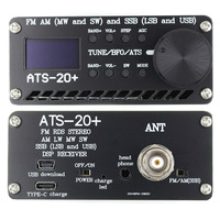 ATS-20 Si4732 Penerima Radio Full Band FM AM MW SW SSB(LSB/USB) Tanpa Layar Bertenaga Baterai