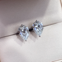 Boucles d'oreilles de créateur plaquées or 18 carats sur mesure, certificat IGI, diamants de laboratoire, boucles d'oreilles clous tendance pour femmes