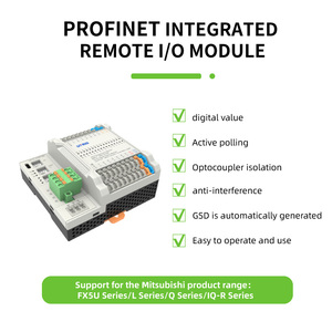 Module d'E/S à distance 16 entrées/sorties numériques à prix de gros, contrôleur de programmation PLC CC-LINK - Product Image 3