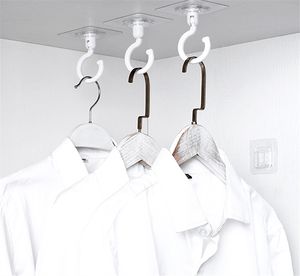 Gancho Giratorio Fuerte para Techo, Ganchos Adhesivos Multifuncionales para el Hogar, Cocina, Baño, Pared, Llaves, Puerta, Colgador de Abrigos - Product Image 2