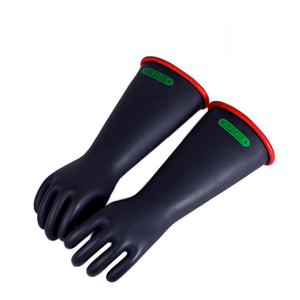 Gants de sécurité isolants en caoutchouc latex rouge et noir pour électriciens, protection 1000V <span class=keywords><strong>Classe</strong></span> <span class=keywords><strong>0</strong></span>, pour travaux sous tension (vente en gros) - Product Image 5