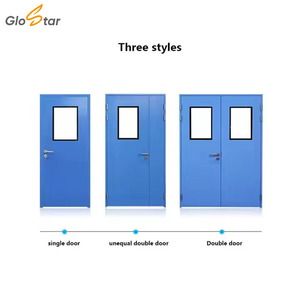 Puertas Modernas Populares <span class=keywords><strong>de</strong></span> <span class=keywords><strong>Hierro</strong></span> Forjado Resistentes al Fuego para Interiores <span class=keywords><strong>de</strong></span> Hospitales, Salas Limpias, Habitaciones <span class=keywords><strong>de</strong></span> Pacientes, Quirófanos y Áreas Médicas Clínicas - Product Image 6