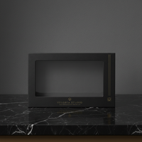 Caja de Cartón para Envíos Personalizada al por Mayor, con Ventana Transparente de PVC, Grabado en Relieve, Duradera, Reciclable, Moderna y Elegante, para Regalos de Cuidado de la Piel