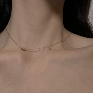 Collier en argent pur S925, style rétro, niche, entièrement serti de diamants, croix, luxe léger, style antique, haut de gamme, polyvalent, colliers superposés tendance - Product Image 4