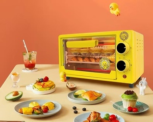 Horno Eléctrico Multifuncional Pequeño de 12L, Mini Horno con Temporizador para Hornear en Casa, Tostar y Calentar Alimentos, Carcasa Metálica - Product Image 1