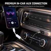 Adaptateur audio USB certifié CE, prix d'usine, vente flash, câble adaptateur 8 broches vers 3,5 mm femelle pour iPhone et écouteurs